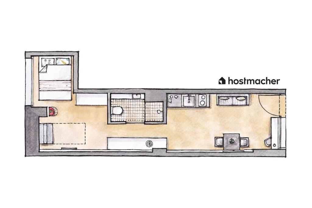 Cozy Studio 5Min To Center By Hm Viena Exterior foto